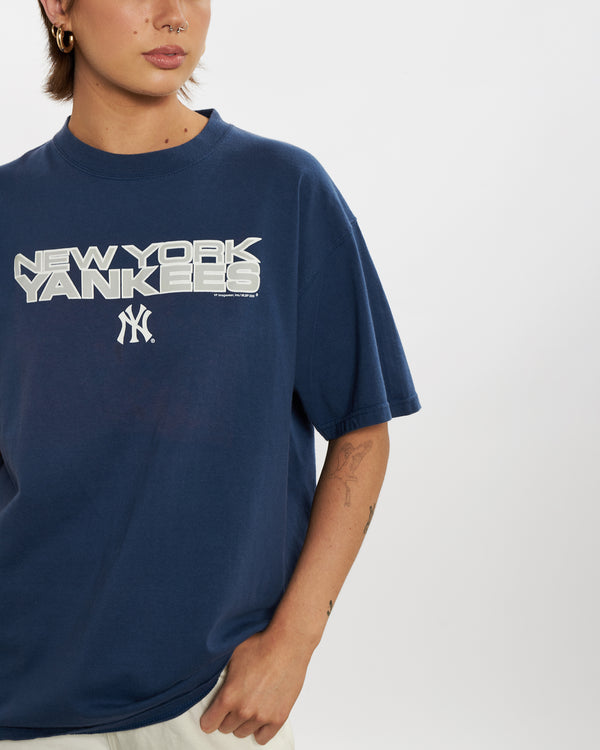 Vintage MLB New York Yankees Tee <br>M , The Real Deal , newtown, sydney, australia, thrift store, opshop, preloved, secondhand, sustainable, retro, antique, 70s, 80s, 90s, 2000s, 00s, fashion, clothing, streetwear, trendy, garment, style, boutique, store, shop, archive, sale, cheap, best, top