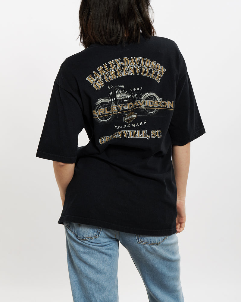 Vintage Harley Davidson Henley Tee <br>S