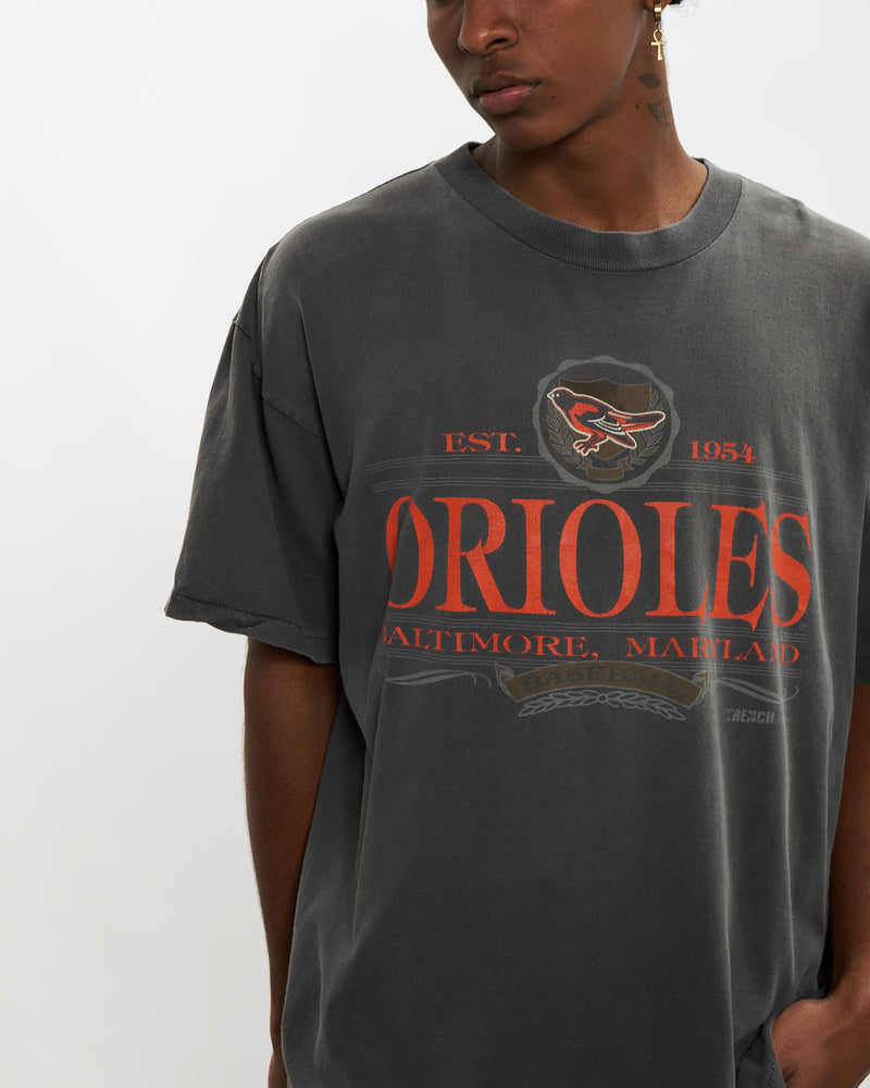 Vintage 1992 MLB Baltimore Orioles Tee <br>L , The Real Deal , newtown, sydney, australia, thrift store, opshop, preloved, secondhand, sustainable, retro, antique, 70s, 80s, 90s, 2000s, 00s, fashion, clothing, streetwear, trendy, garment, style, boutique, store, shop, archive, sale, cheap, best, top