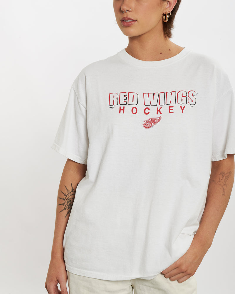 Vintage 90s NHL Detroit Red Wings Tee <br>M , The Real Deal , newtown, sydney, australia, thrift store, opshop, preloved, secondhand, sustainable, retro, antique, 70s, 80s, 90s, 2000s, 00s, fashion, clothing, streetwear, trendy, garment, style, boutique, store, shop, archive, sale, cheap, best, top