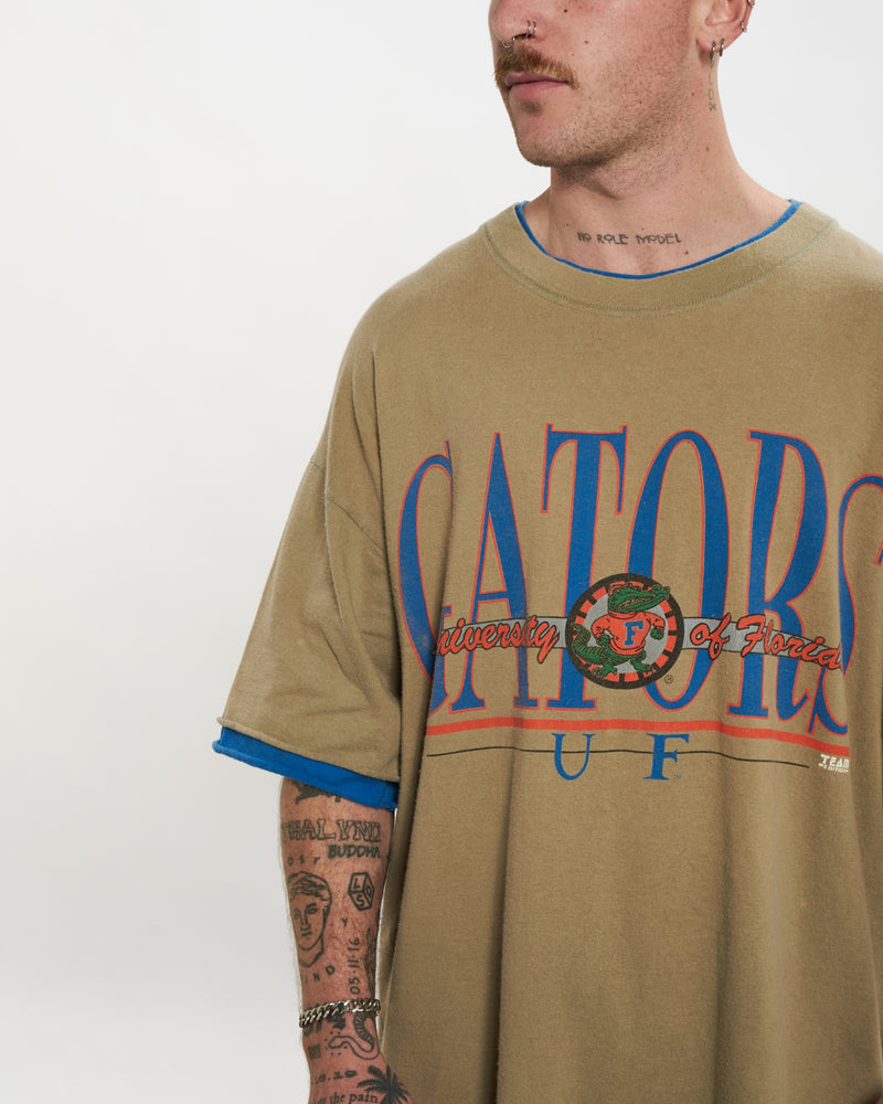 Vintage 90s NCAA Florida Gators Tee <br>L , The Real Deal , newtown, sydney, australia, thrift store, opshop, preloved, secondhand, sustainable, retro, antique, 70s, 80s, 90s, 2000s, 00s, fashion, clothing, streetwear, trendy, garment, style, boutique, store, shop, archive, sale, cheap, best, top