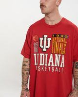 Vintage 1992 University of Indiana Basketball Tee <br>L , The Real Deal , newtown, sydney, australia, thrift store, opshop, preloved, secondhand, sustainable, retro, antique, 70s, 80s, 90s, 2000s, 00s, fashion, clothing, streetwear, trendy, garment, style, boutique, store, shop, archive, sale, cheap, best, top