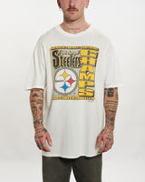 Vintage 1995 NFL Pittsburgh Steelers Tee <br>L , The Real Deal , newtown, sydney, australia, thrift store, opshop, preloved, secondhand, sustainable, retro, antique, 70s, 80s, 90s, 2000s, 00s, fashion, clothing, streetwear, trendy, garment, style, boutique, store, shop, archive, sale, cheap, best, top