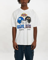 Vintage Giants vs Ravens Super Bowl Tee  <br>L