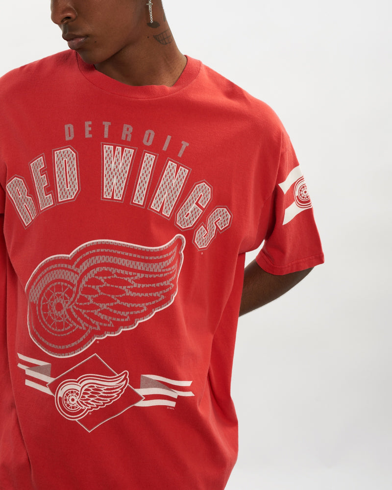 Vintage 90s NHL Detroit Red Wings Tee <br>L