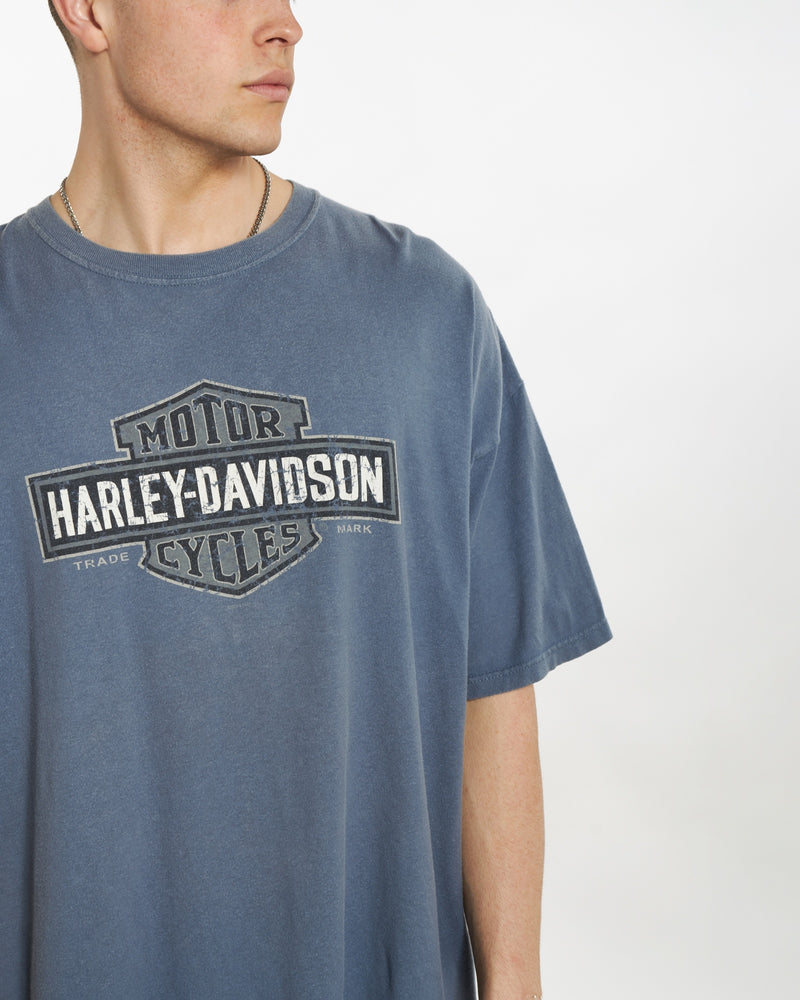 Vintage Harley Davidson Tee <br>XL , The Real Deal , newtown, sydney, australia, thrift store, opshop, preloved, secondhand, sustainable, retro, antique, 70s, 80s, 90s, 2000s, 00s, fashion, clothing, streetwear, trendy, garment, style, boutique, store, shop, archive, sale, cheap, best, top