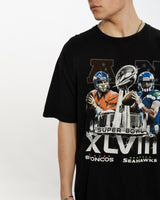 Vintage NFL Super Bowl 'Broncos Vs Seahawks' Tee <br>XL , The Real Deal , newtown, sydney, australia, thrift store, opshop, preloved, secondhand, sustainable, retro, antique, 70s, 80s, 90s, 2000s, 00s, fashion, clothing, streetwear, trendy, garment, style, boutique, store, shop, archive, sale, cheap, best, top