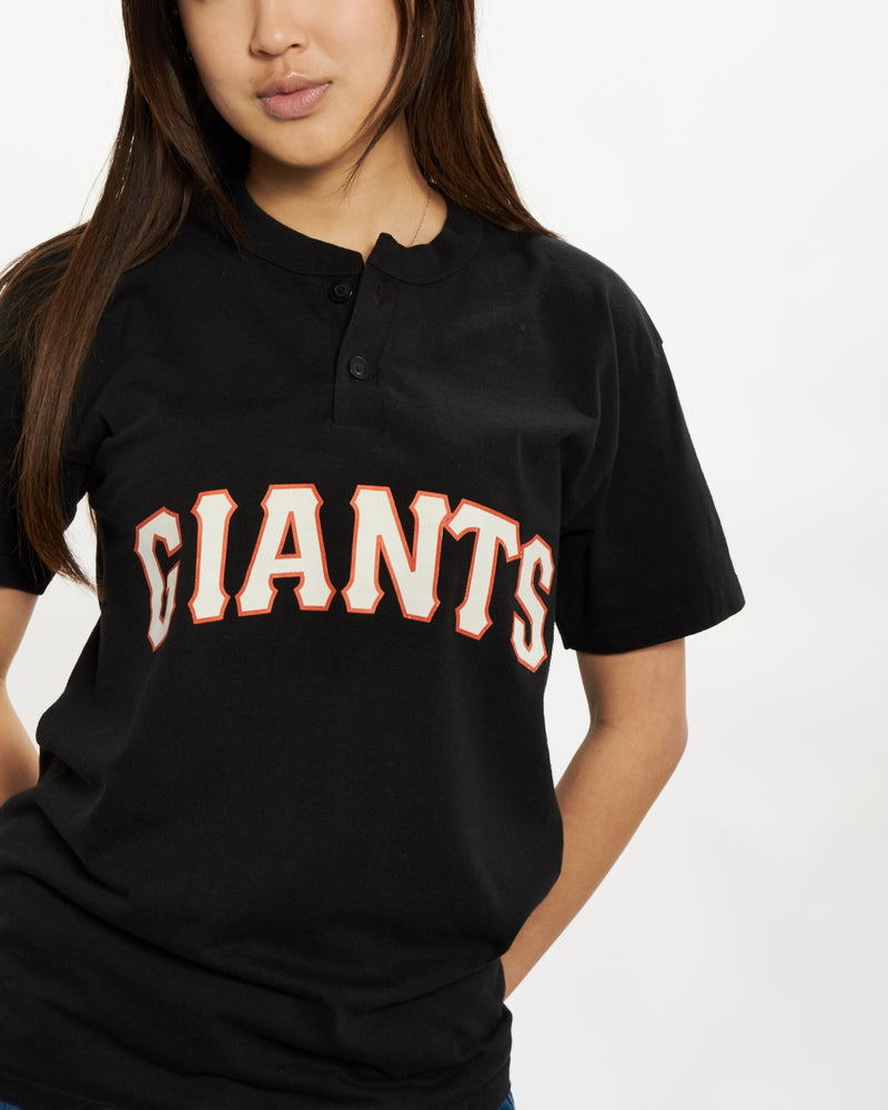 Vintage MLB San Francisco Giants Henley Tee  <br>XS