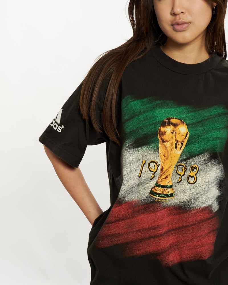 Vintage 1998 FIFA World Cup Adidas Tee  <br>S