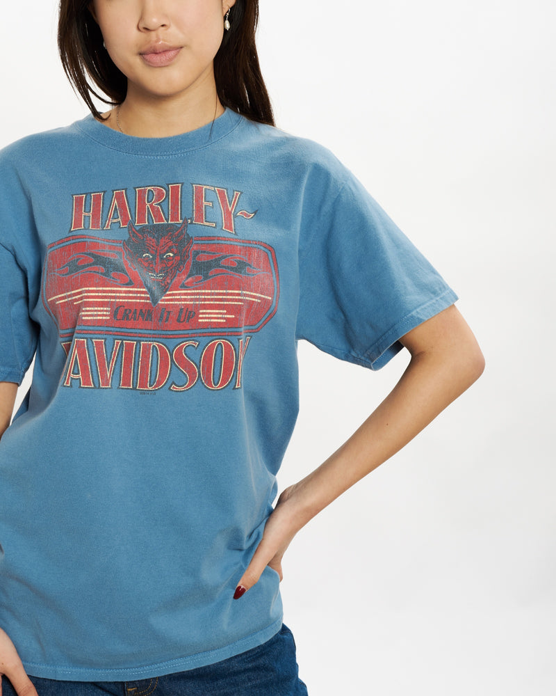 Vintage Harley Davidson Tee <br>S , The Real Deal , newtown, sydney, australia, thrift store, opshop, preloved, secondhand, sustainable, retro, antique, 70s, 80s, 90s, 2000s, 00s, fashion, clothing, streetwear, trendy, garment, style, boutique, store, shop, archive, sale, cheap, best, top