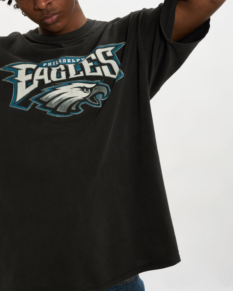 Vintage 1995 NFL Philadelphia Eagles Tee <br>L , The Real Deal , newtown, sydney, australia, thrift store, opshop, preloved, secondhand, sustainable, retro, antique, 70s, 80s, 90s, 2000s, 00s, fashion, clothing, streetwear, trendy, garment, style, boutique, store, shop, archive, sale, cheap, best, top