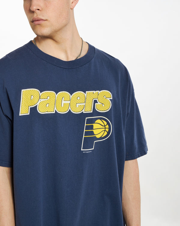 Vintage 90s NBA Indiana Pacers Tee <br>XL , The Real Deal , newtown, sydney, australia, thrift store, opshop, preloved, secondhand, sustainable, retro, antique, 70s, 80s, 90s, 2000s, 00s, fashion, clothing, streetwear, trendy, garment, style, boutique, store, shop, archive, sale, cheap, best, top