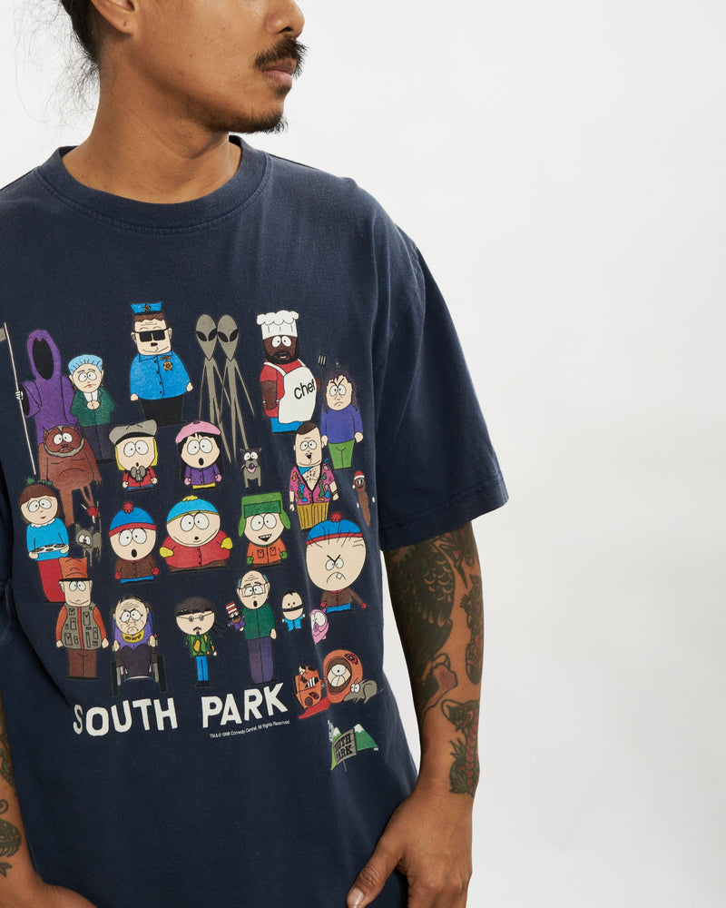 Vintage 1998 South Park Tee <br>L , The Real Deal , newtown, sydney, australia, thrift store, opshop, preloved, secondhand, sustainable, retro, antique, 70s, 80s, 90s, 2000s, 00s, fashion, clothing, streetwear, trendy, garment, style, boutique, store, shop, archive, sale, cheap, best, top