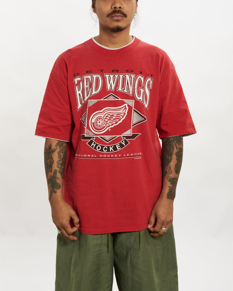 Vintage 1993 NHL Detroit Red Wings Tee <br>L , The Real Deal , newtown, sydney, australia, thrift store, opshop, preloved, secondhand, sustainable, retro, antique, 70s, 80s, 90s, 2000s, 00s, fashion, clothing, streetwear, trendy, garment, style, boutique, store, shop, archive, sale, cheap, best, top