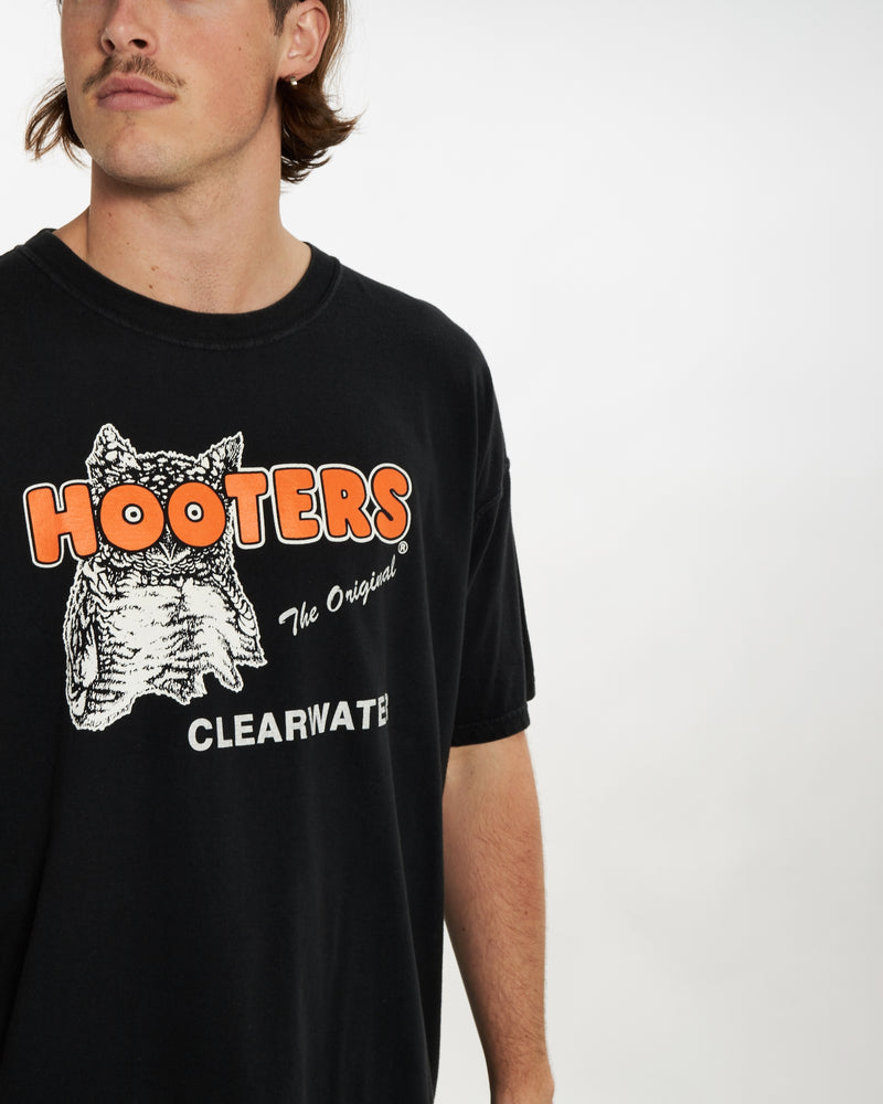 Vintage Hooters Tee <br>XL , The Real Deal , newtown, sydney, australia, thrift store, opshop, preloved, secondhand, sustainable, retro, antique, 70s, 80s, 90s, 2000s, 00s, fashion, clothing, streetwear, trendy, garment, style, boutique, store, shop, archive, sale, cheap, best, top