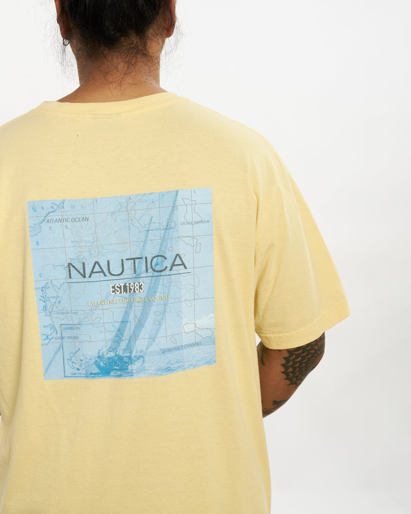 Vintage Nautica Tee <br>L