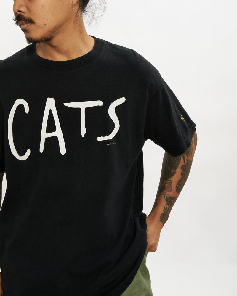 Vintage Cats The Musical Tee <br>L , The Real Deal , newtown, sydney, australia, thrift store, opshop, preloved, secondhand, sustainable, retro, antique, 70s, 80s, 90s, 2000s, 00s, fashion, clothing, streetwear, trendy, garment, style, boutique, store, shop, archive, sale, cheap, best, top