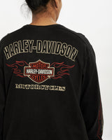 Vintage Harley Davidson Long Sleeve Tee <br>L , The Real Deal , newtown, sydney, australia, thrift store, opshop, preloved, secondhand, sustainable, retro, antique, 70s, 80s, 90s, 2000s, 00s, fashion, clothing, streetwear, trendy, garment, style, boutique, store, shop, archive, sale, cheap, best, top