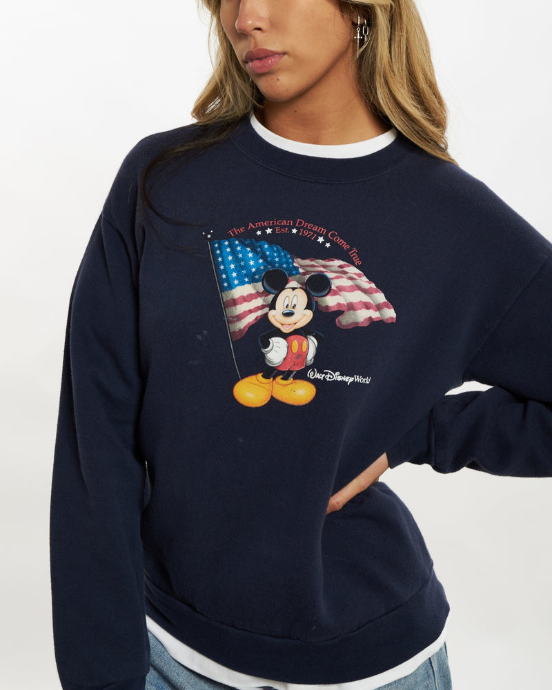 Vintage Walt Disney World Mickey Mouse Sweatshirt <br>XS , The Real Deal , newtown, sydney, australia, thrift store, opshop, preloved, secondhand, sustainable, retro, antique, 70s, 80s, 90s, 2000s, 00s, fashion, clothing, streetwear, trendy, garment, style, boutique, store, shop, archive, sale, cheap, best, top