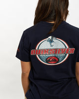 Vintage 90s Quicksiver Tee <br>XXS , The Real Deal , newtown, sydney, australia, thrift store, opshop, preloved, secondhand, sustainable, retro, antique, 70s, 80s, 90s, 2000s, 00s, fashion, clothing, streetwear, trendy, garment, style, boutique, store, shop, archive, sale, cheap, best, top