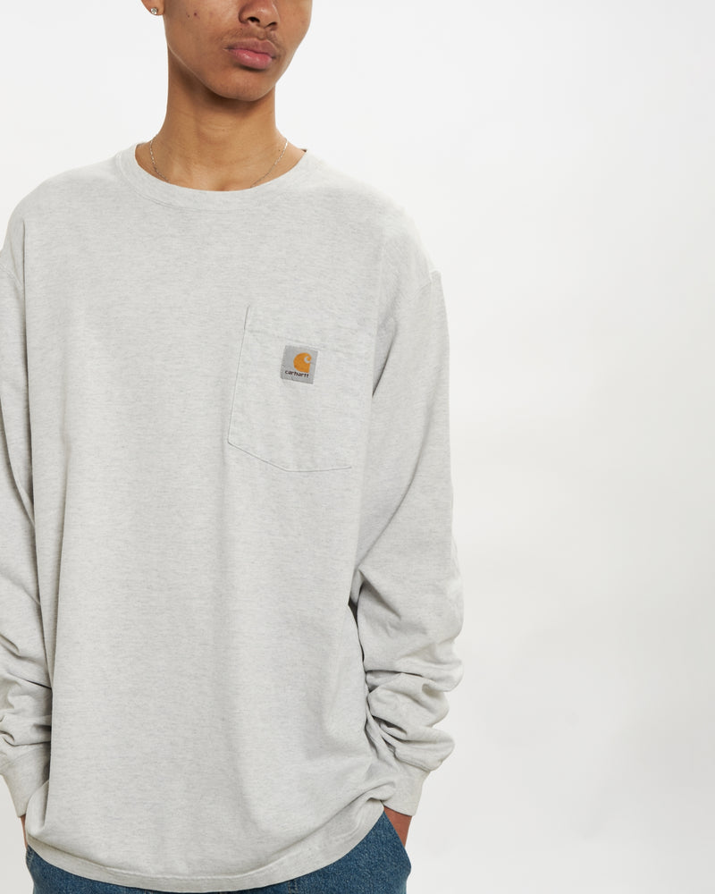 Vintage Carhartt Long Sleeve Pocket Tee  <br>L