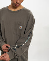 Vintage Carhartt Long Sleeve Pocket Tee  <br>L