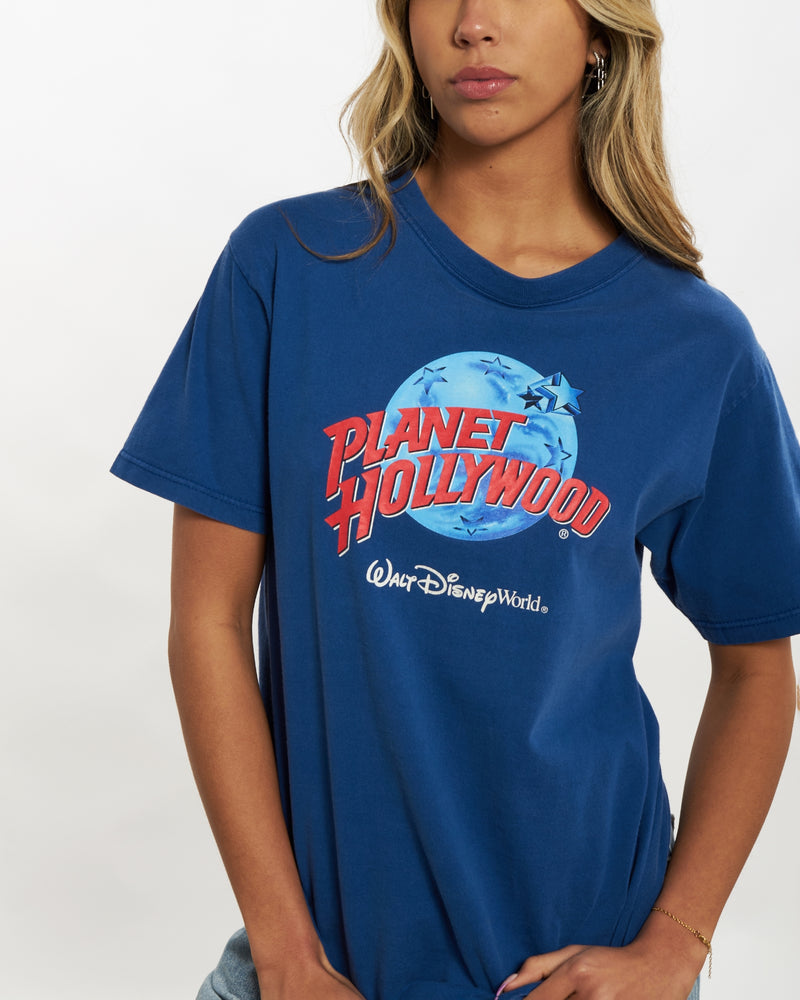 Vintage 90s Planet Hollywood Tee <br>XS , The Real Deal , newtown, sydney, australia, thrift store, opshop, preloved, secondhand, sustainable, retro, antique, 70s, 80s, 90s, 2000s, 00s, fashion, clothing, streetwear, trendy, garment, style, boutique, store, shop, archive, sale, cheap, best, top