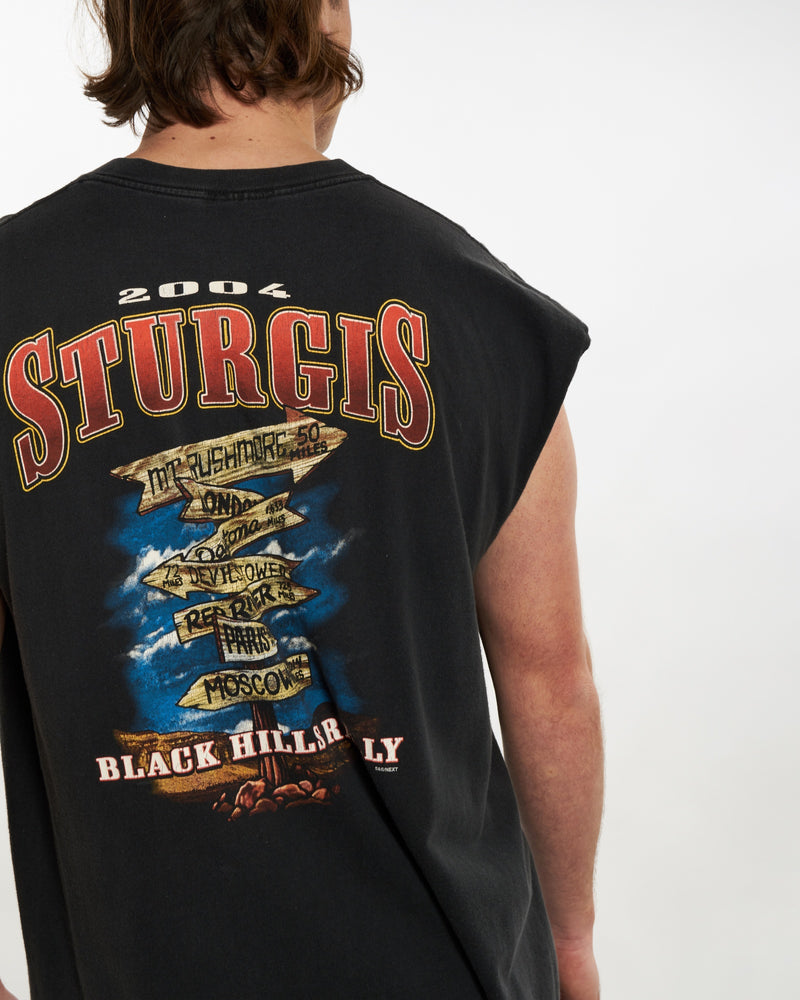 Vintage Sturgis Black Hills Rally Tank <br>XL , The Real Deal , newtown, sydney, australia, thrift store, opshop, preloved, secondhand, sustainable, retro, antique, 70s, 80s, 90s, 2000s, 00s, fashion, clothing, streetwear, trendy, garment, style, boutique, store, shop, archive, sale, cheap, best, top