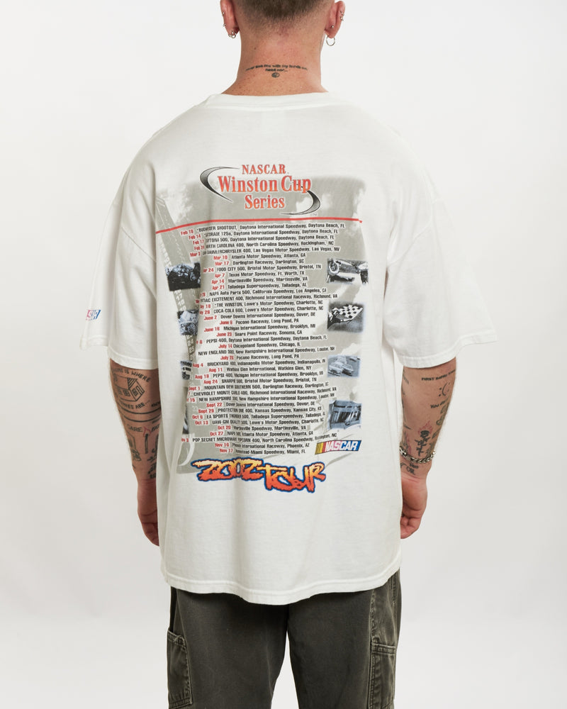 Vintage NASCAR Racing Tee <br>L , The Real Deal , newtown, sydney, australia, thrift store, opshop, preloved, secondhand, sustainable, retro, antique, 70s, 80s, 90s, 2000s, 00s, fashion, clothing, streetwear, trendy, garment, style, boutique, store, shop, archive, sale, cheap, best, top