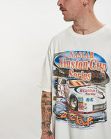 Vintage NASCAR Racing Tee <br>L , The Real Deal , newtown, sydney, australia, thrift store, opshop, preloved, secondhand, sustainable, retro, antique, 70s, 80s, 90s, 2000s, 00s, fashion, clothing, streetwear, trendy, garment, style, boutique, store, shop, archive, sale, cheap, best, top