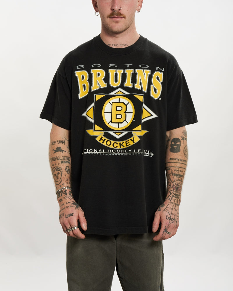 Vintage 1994 NHL Boston Bruins Tee <br>L , The Real Deal , newtown, sydney, australia, thrift store, opshop, preloved, secondhand, sustainable, retro, antique, 70s, 80s, 90s, 2000s, 00s, fashion, clothing, streetwear, trendy, garment, style, boutique, store, shop, archive, sale, cheap, best, top