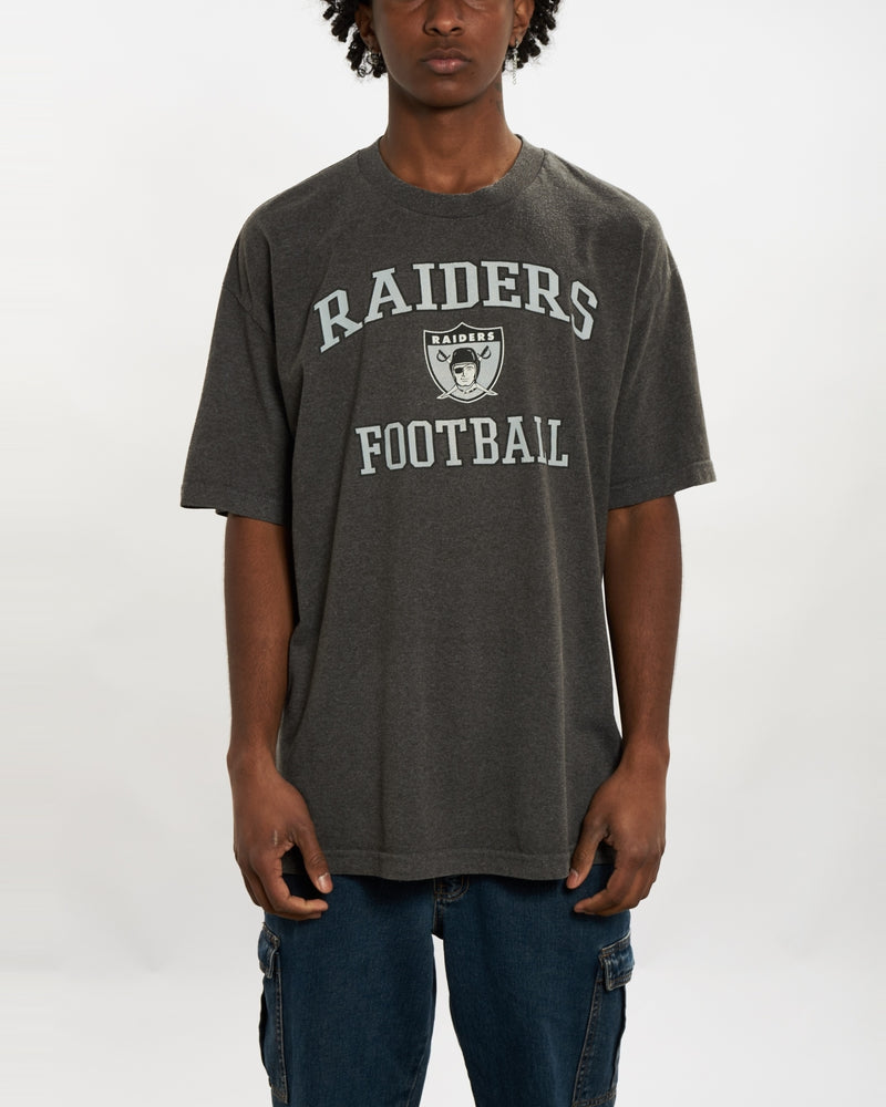 Vintage NFL Los Angeles Raiders Tee <br>L , The Real Deal , newtown, sydney, australia, thrift store, opshop, preloved, secondhand, sustainable, retro, antique, 70s, 80s, 90s, 2000s, 00s, fashion, clothing, streetwear, trendy, garment, style, boutique, store, shop, archive, sale, cheap, best, top