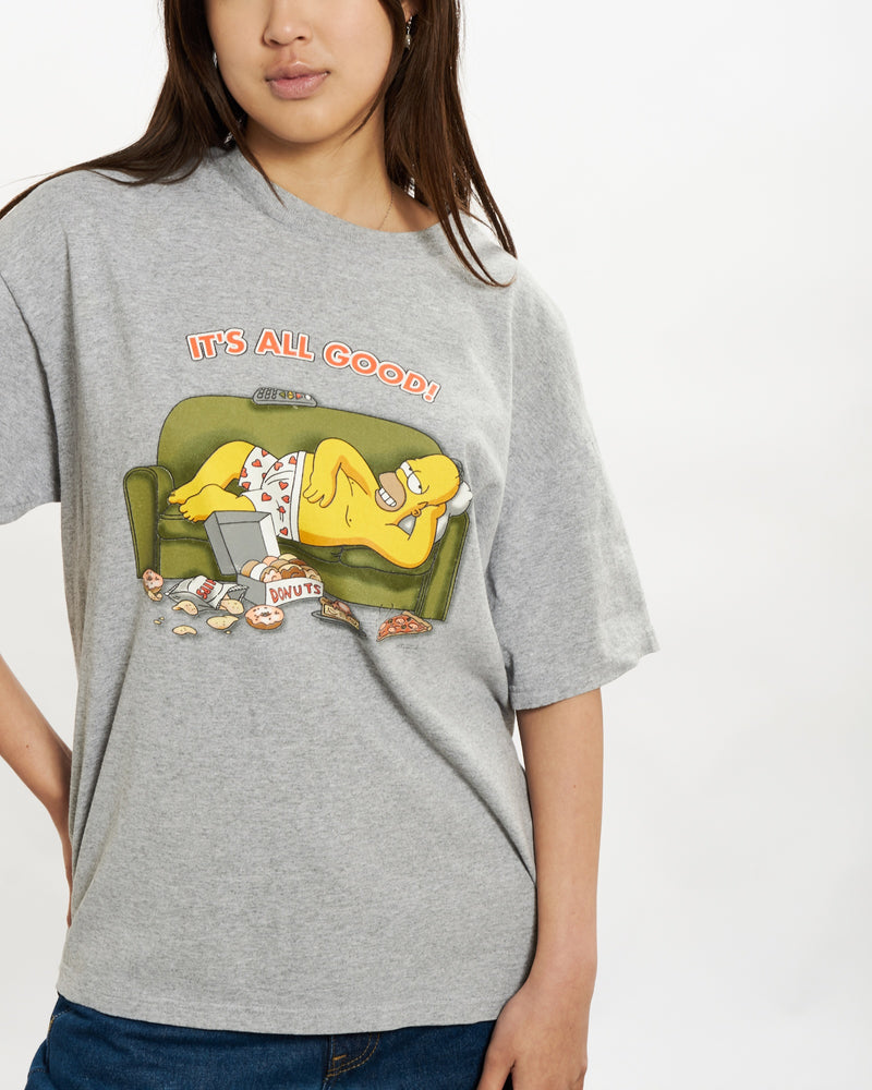 Vintage The Simpsons Tee <br>S , The Real Deal , newtown, sydney, australia, thrift store, opshop, preloved, secondhand, sustainable, retro, antique, 70s, 80s, 90s, 2000s, 00s, fashion, clothing, streetwear, trendy, garment, style, boutique, store, shop, archive, sale, cheap, best, top