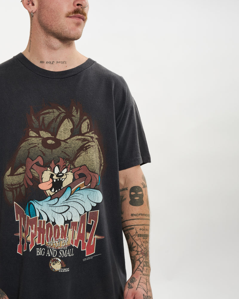 Vintage 1996 Looney Tunes Taz Devil Tee <br>L , The Real Deal , newtown, sydney, australia, thrift store, opshop, preloved, secondhand, sustainable, retro, antique, 70s, 80s, 90s, 2000s, 00s, fashion, clothing, streetwear, trendy, garment, style, boutique, store, shop, archive, sale, cheap, best, top