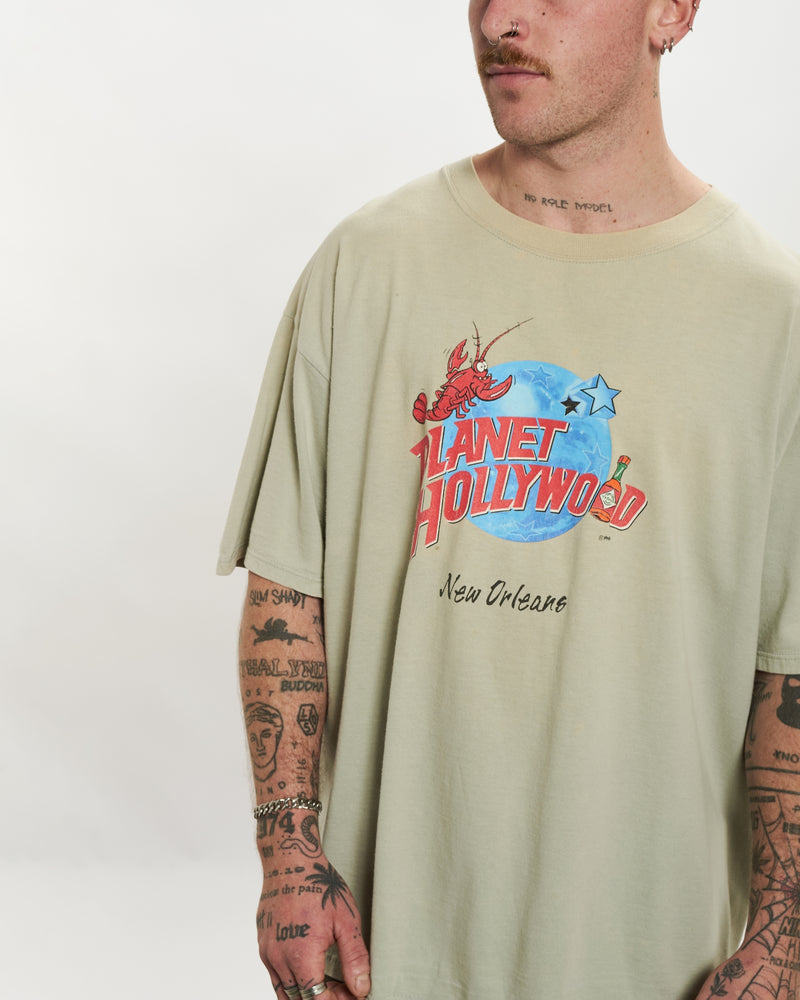 Vintage 90s Planet Hollywood Tee <br>L , The Real Deal , newtown, sydney, australia, thrift store, opshop, preloved, secondhand, sustainable, retro, antique, 70s, 80s, 90s, 2000s, 00s, fashion, clothing, streetwear, trendy, garment, style, boutique, store, shop, archive, sale, cheap, best, top