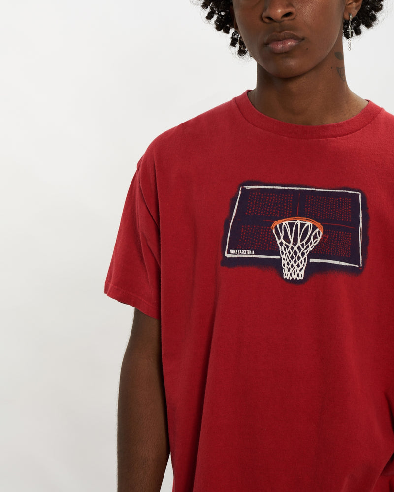 Vintage 90s Nike Basketball Tee <br>L