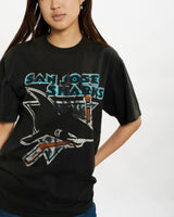 Vintage 90s NHL San Jose Sharks Tee <br>S , The Real Deal , newtown, sydney, australia, thrift store, opshop, preloved, secondhand, sustainable, retro, antique, 70s, 80s, 90s, 2000s, 00s, fashion, clothing, streetwear, trendy, garment, style, boutique, store, shop, archive, sale, cheap, best, top