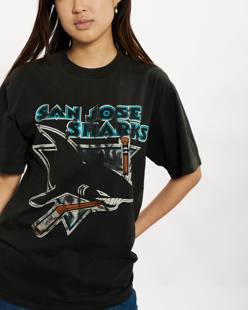 Vintage 90s NHL San Jose Sharks Tee <br>S