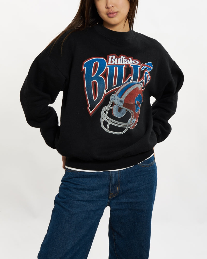 Vintage 90s NFL Buffalo Bills Sweatshirt <br>S , The Real Deal , newtown, sydney, australia, thrift store, opshop, preloved, secondhand, sustainable, retro, antique, 70s, 80s, 90s, 2000s, 00s, fashion, clothing, streetwear, trendy, garment, style, boutique, store, shop, archive, sale, cheap, best, top