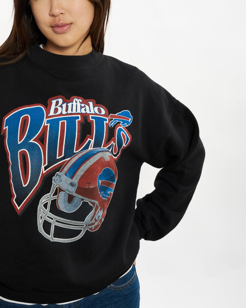 Vintage 90s NFL Buffalo Bills Sweatshirt <br>S , The Real Deal , newtown, sydney, australia, thrift store, opshop, preloved, secondhand, sustainable, retro, antique, 70s, 80s, 90s, 2000s, 00s, fashion, clothing, streetwear, trendy, garment, style, boutique, store, shop, archive, sale, cheap, best, top