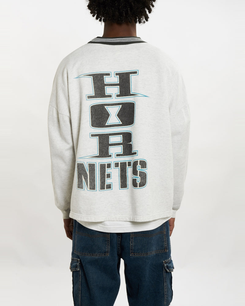 Vintage 90s NBA Charlotte Hornets Sweatshirt <br>L