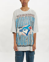 Vintage 1993 MLB Toronto Blue Jays Tee <br>XL , The Real Deal , newtown, sydney, australia, thrift store, opshop, preloved, secondhand, sustainable, retro, antique, 70s, 80s, 90s, 2000s, 00s, fashion, clothing, streetwear, trendy, garment, style, boutique, store, shop, archive, sale, cheap, best, top