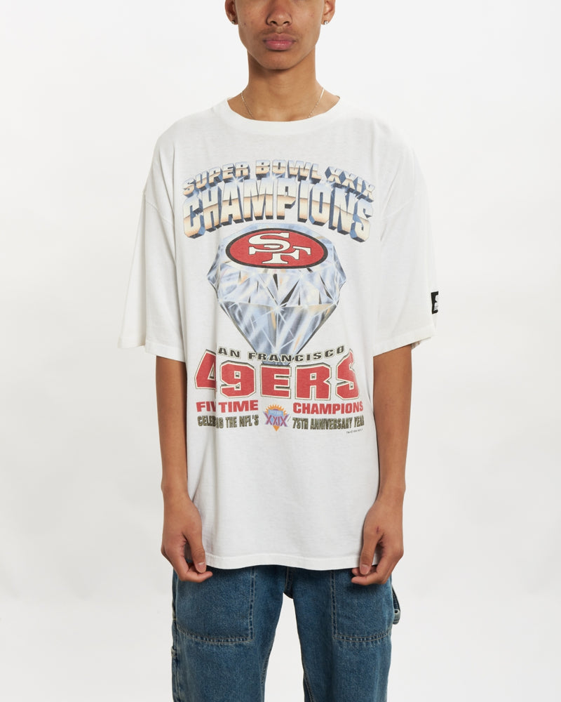 Vintage 1994 NFL San Francisco 49ers Tee <br>L , The Real Deal , newtown, sydney, australia, thrift store, opshop, preloved, secondhand, sustainable, retro, antique, 70s, 80s, 90s, 2000s, 00s, fashion, clothing, streetwear, trendy, garment, style, boutique, store, shop, archive, sale, cheap, best, top