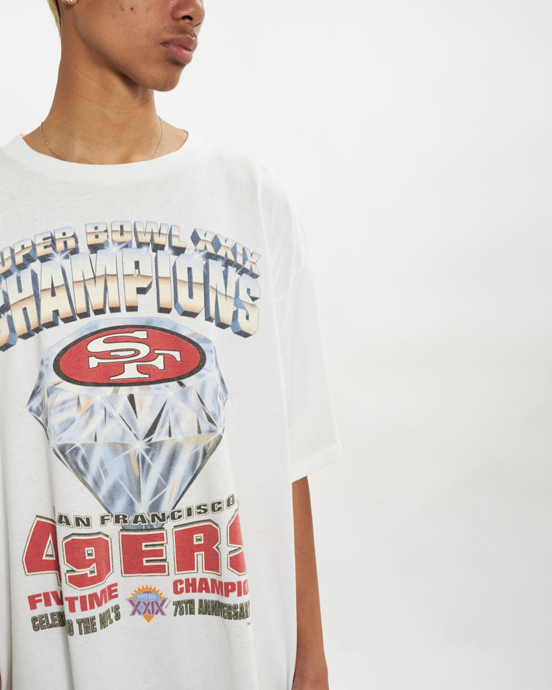 Vintage 1994 NFL San Francisco 49ers Tee <br>L , The Real Deal , newtown, sydney, australia, thrift store, opshop, preloved, secondhand, sustainable, retro, antique, 70s, 80s, 90s, 2000s, 00s, fashion, clothing, streetwear, trendy, garment, style, boutique, store, shop, archive, sale, cheap, best, top