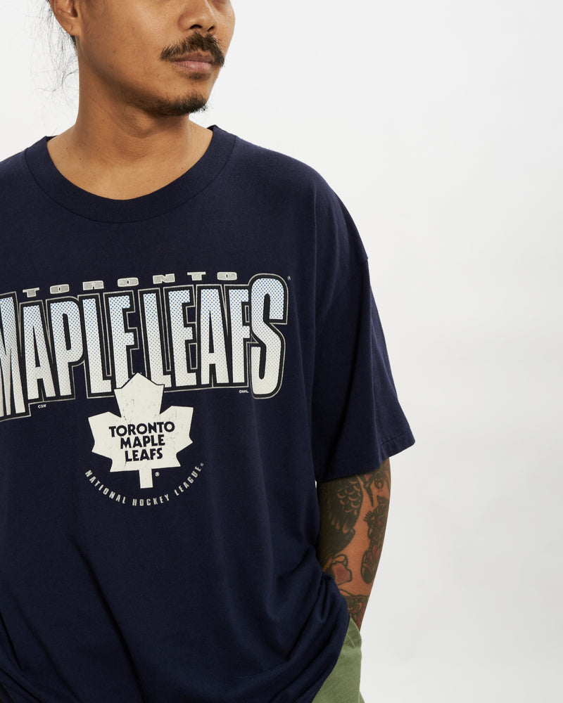 Vintage 90s NHL Toronto Maple Leafs Tee <br>M , The Real Deal , newtown, sydney, australia, thrift store, opshop, preloved, secondhand, sustainable, retro, antique, 70s, 80s, 90s, 2000s, 00s, fashion, clothing, streetwear, trendy, garment, style, boutique, store, shop, archive, sale, cheap, best, top