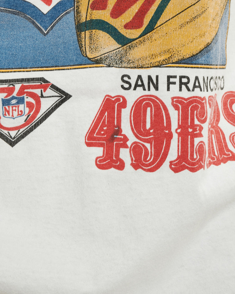 Vintage 1995 NFL San Francisco 49ers Tee <br>L , The Real Deal , newtown, sydney, australia, thrift store, opshop, preloved, secondhand, sustainable, retro, antique, 70s, 80s, 90s, 2000s, 00s, fashion, clothing, streetwear, trendy, garment, style, boutique, store, shop, archive, sale, cheap, best, top