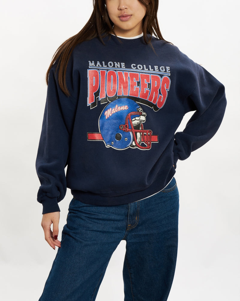 Vintage 90s NCAA Malone College Pioneers Sweatshirt <br>S