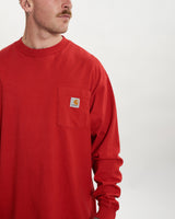 Vintage 90s Carhartt Long Sleeve Pocket Tee  <br>L