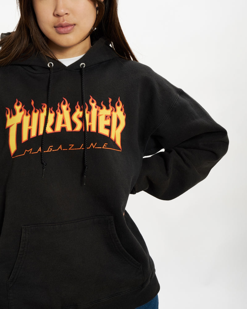 Vintage 90s Thrasher Hooded Sweatshirt <br>S