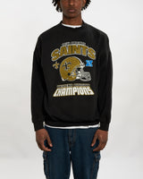 Vintage 90s NFL New Orleans Saints Sweatshirt <br>L